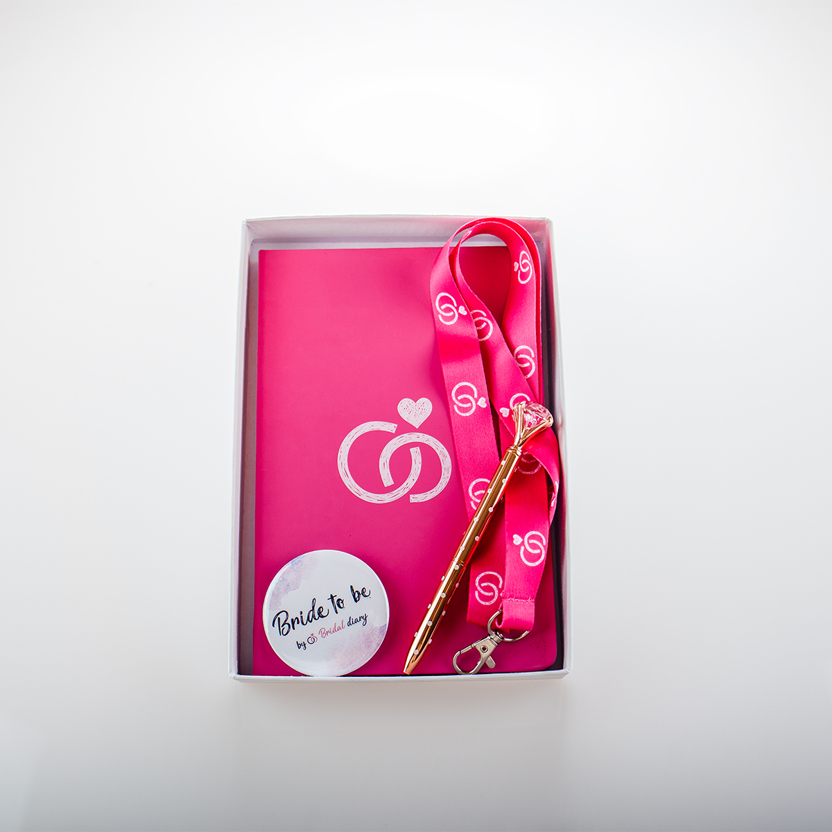 BD Wedding Planning Pink Notes Box