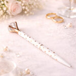 Νυφικό στιλό με διαμάντι