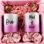 BD Bride Maid of Honor Pink Glitter Box