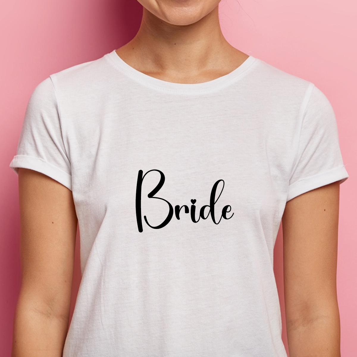 BD T-shirt Bride White