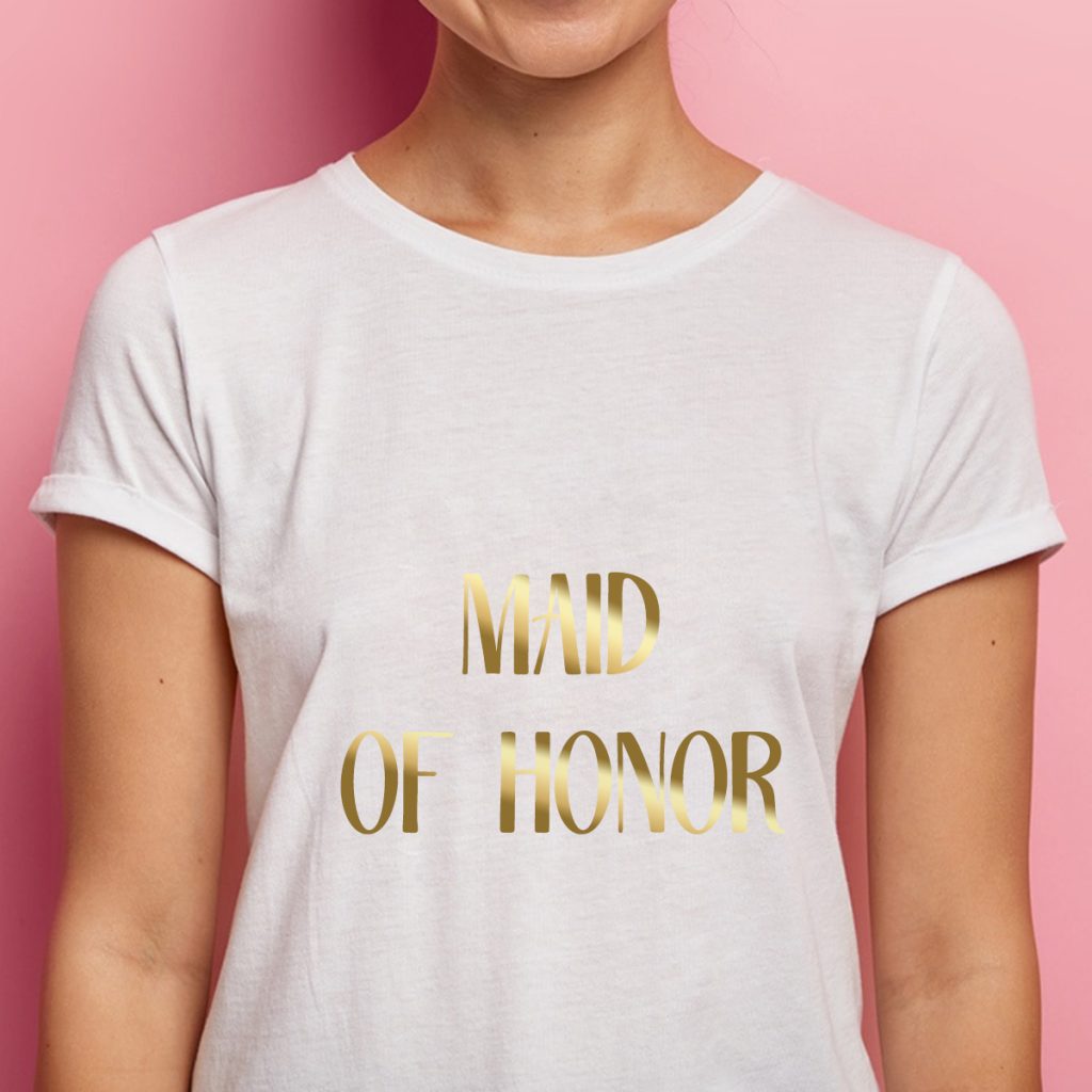 BD T-shirt Maid of honor White