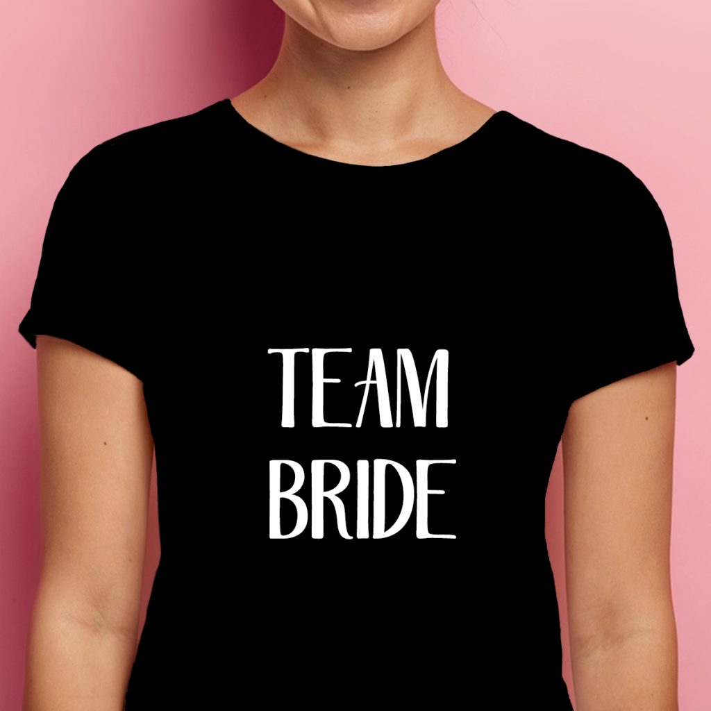 BD T-shirt Team Bride Black