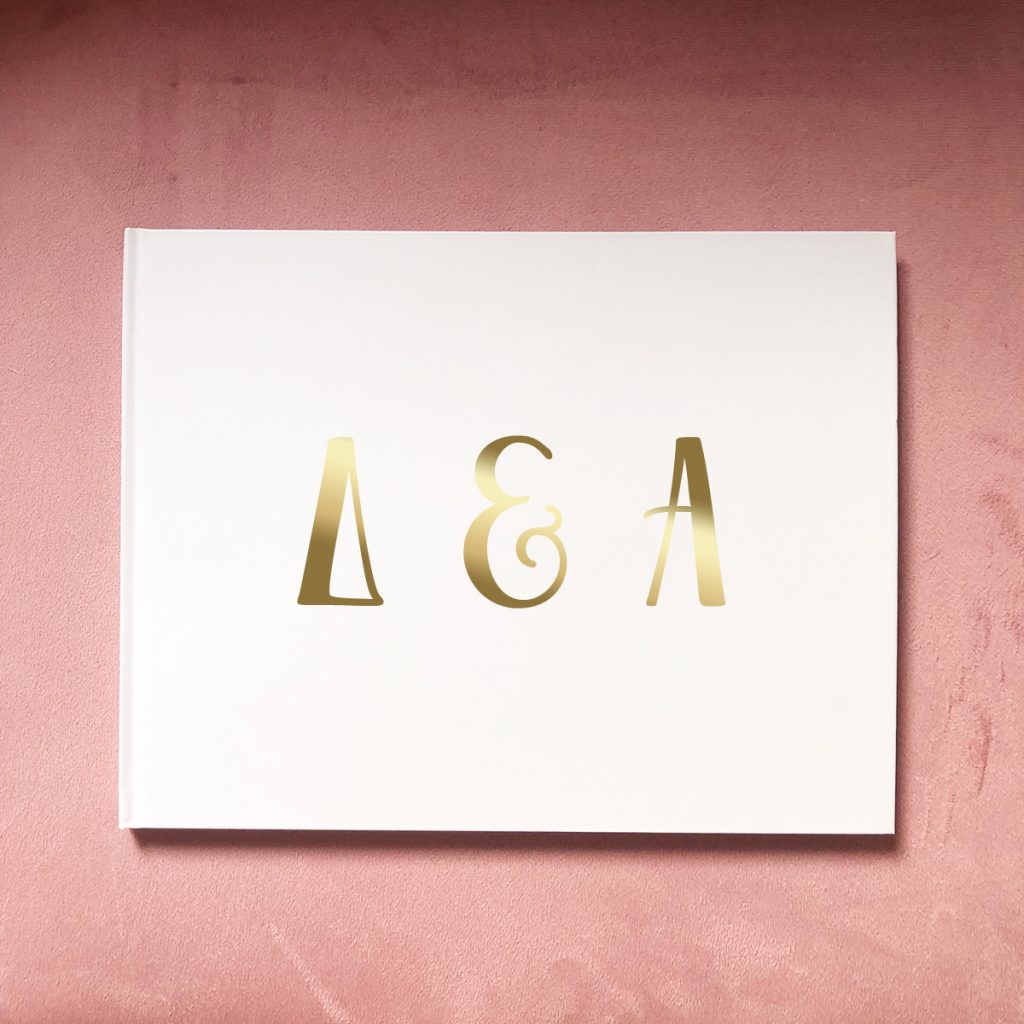 BD Simple white wish book with letters